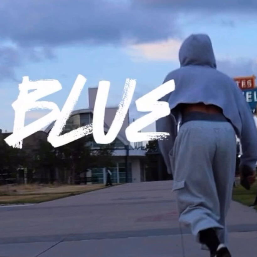 blue