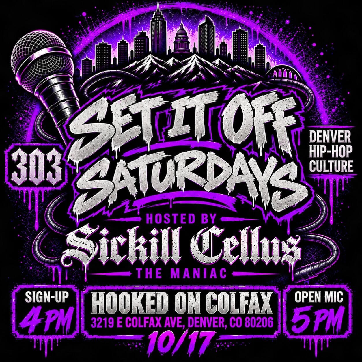 Hooked On Colfax Open Mic
