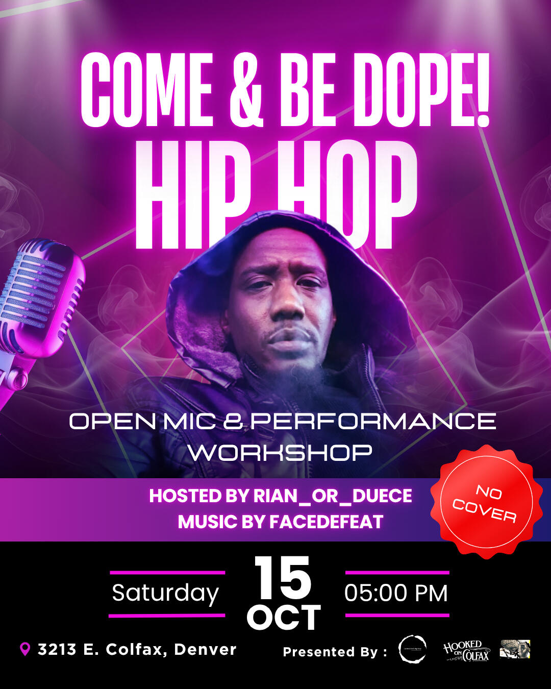 Hooked On Colfax Open Mic Hooked On Colfax Open Mic