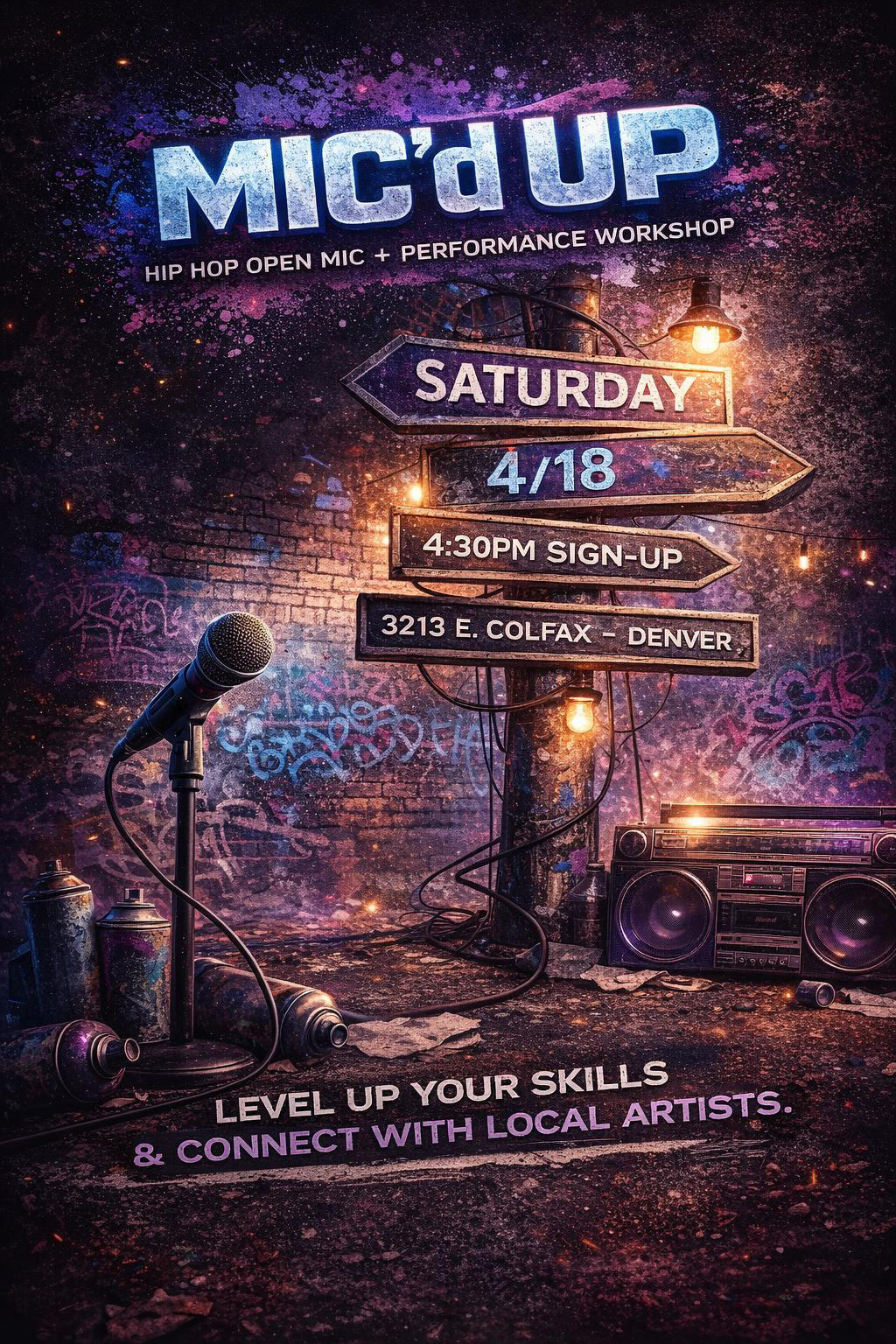 Hooked On Colfax Open Mic Hooked On Colfax Open Mic